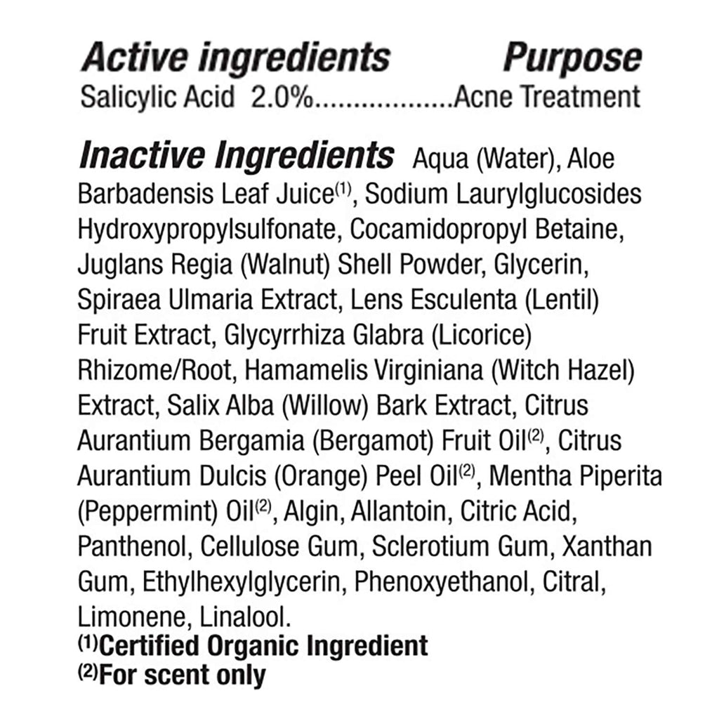 Acnedote Maximum Strength Face & Body Scrub for Acne Treatment, Blackhead Scrub, 8 Oz